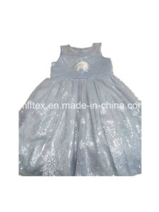 Glistening Sleeveless Dress for Girls